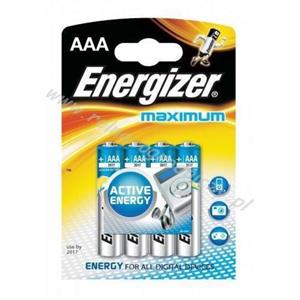 Bateria Alkaliczna Energizer Maximum AAA LR03  4szt