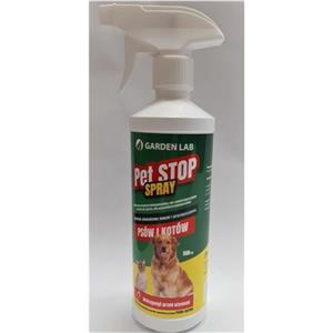 Pet Stop Spray 500ml Eliminuje Niewłaściwe Nawyki Psów i Kotów