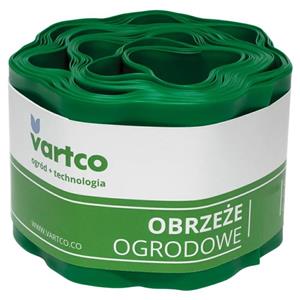 Obrzeże Faliste Zielone 15cmx9m Vartco